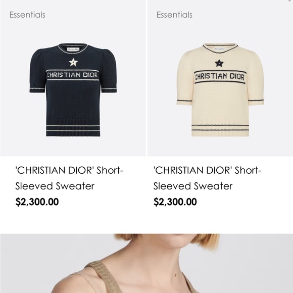 100% AUTHENTIC!!! GORGEOUS CHRISTIAN DIOR Logo Cashmere Sweater - Picture 9 of 15